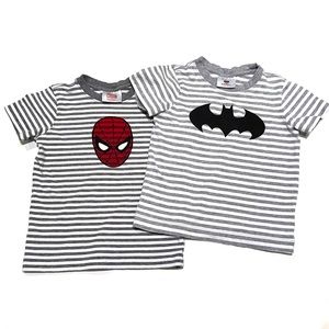 Hanna Andersson Batman & Spider-Man Shirt Set